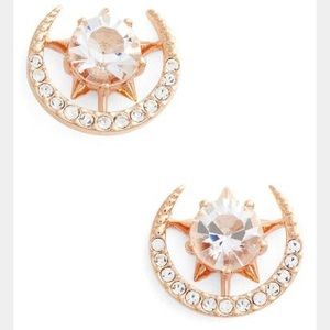 “Wishes Moon” studs